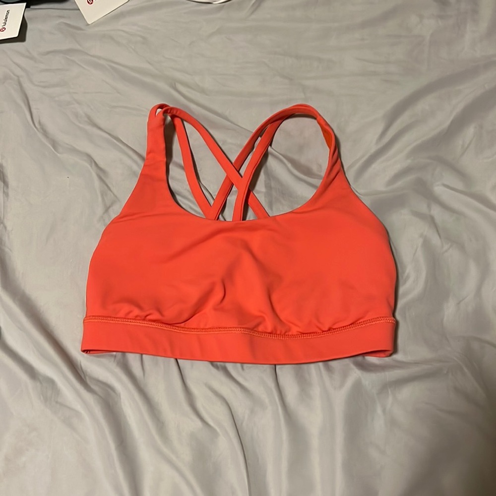 Lululemon Energy Bra Pink Punch Size 4